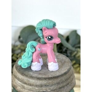 2006 Bunches-O-Fun My Little Pony Ponyville Hasbro 2" Shoes‎ + 2 Shoebox Pink